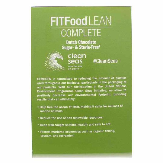 FITFood Lean Complete Sugar & Stevia Free, XYM